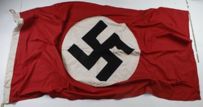 German 3rd Reich NASDAP large flag dated on spine for Nurnberg 1939.