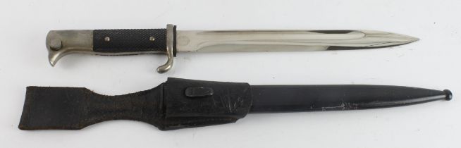 German WW2 fireman’s dress dagger made by F U F Horster Solingen with frog.