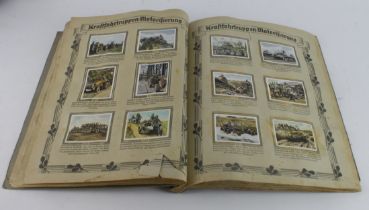 German 3rd Reich Die Deutsche Wehrmacht cigarette card album, complete