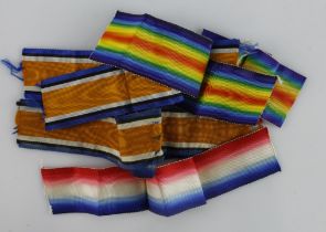 British WW1 original silk full length ribbons (9)