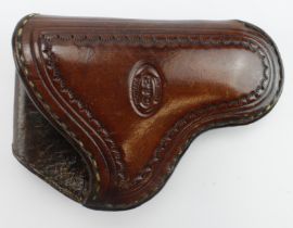 Small leather holster for a pocket pistol, modern manufacture, good quality