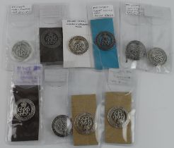 Silver War Badges all with research - B30391 Simmons 3rd London Regt Wounds. B86478 Bettesworth