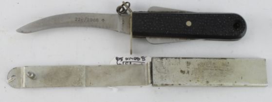 Aircrew Emergency Knife MkII by Jospeh Rogers Sheffield England, on blade. Plus "22c/2966" with