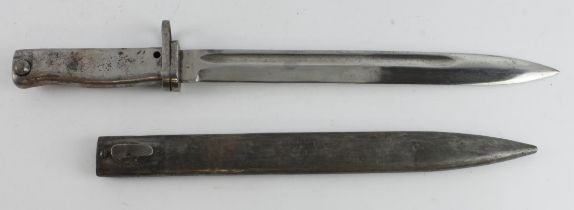 Bayonets two different Ersatz all steel bayonets, two variations both have been polished.