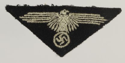 German cloth SS side cap badge