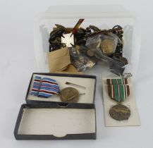 US collection of badges, medals etc.