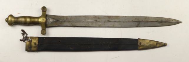 French M1831 Infantry Sword "Gladius Pattern", made by "Talabotes Paris" and dated 1832, cross guard