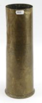 Artillery shell a very interesting & unique "Final Shot" 18 pounder casing, nicely engraved "Last