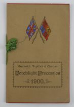 Boer War booklet Greenwich, Deptford & Charlton Moonlight Procession 1900.