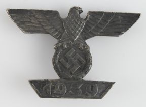 German 1939 Spange to the 1914 Iron Cross 2nd Class. Worn on the tunic ribbon if the decoration