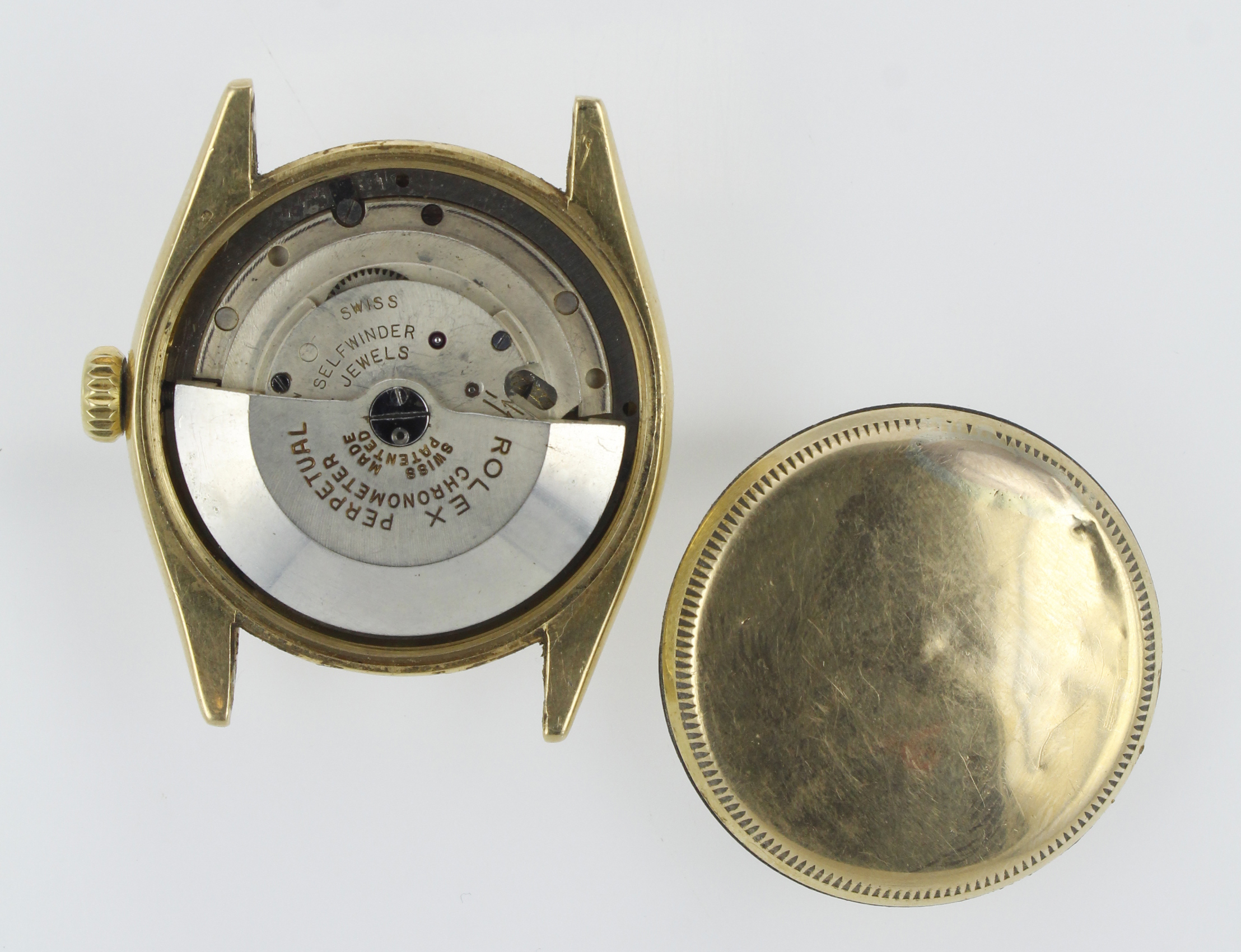 Rolex Oyster Perpetual 'Bubble Back' 18ct cased gents wristwatch, ref. 6085, serial. 769xxx, circa - Image 2 of 2