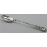 Single struck King's pattern, Edinburgh silver gravy spoon (has quite a few dents to the bowl)