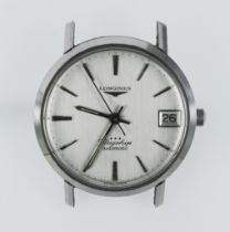 Gents stainless steel cased Longines Flagship automatic wristwatch, case no. 3118 2, serial.