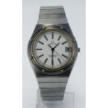 Omega Constellation Quartz stainless steel cased gents wristwatch, ref. 196.0147, serial.