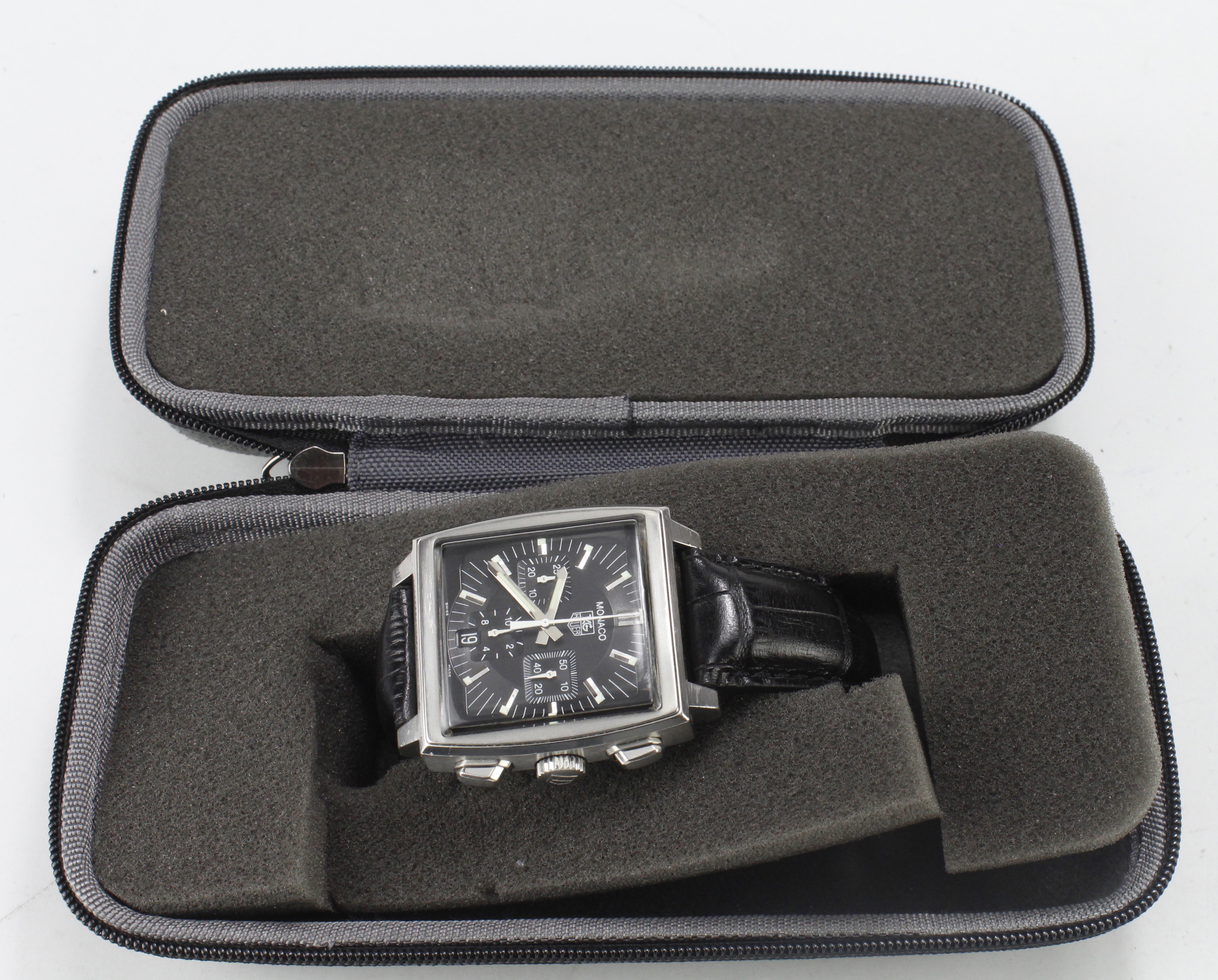 Tag Heuer Monaco stainless steel cased gents automatic chonograph wristwatch, ref. CW2111-0. The - Image 2 of 2