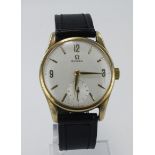 Gents 9ct cased Omega manual wind wristwatch, ref. 1215400, serial. 19201xxx, circa 1962. The