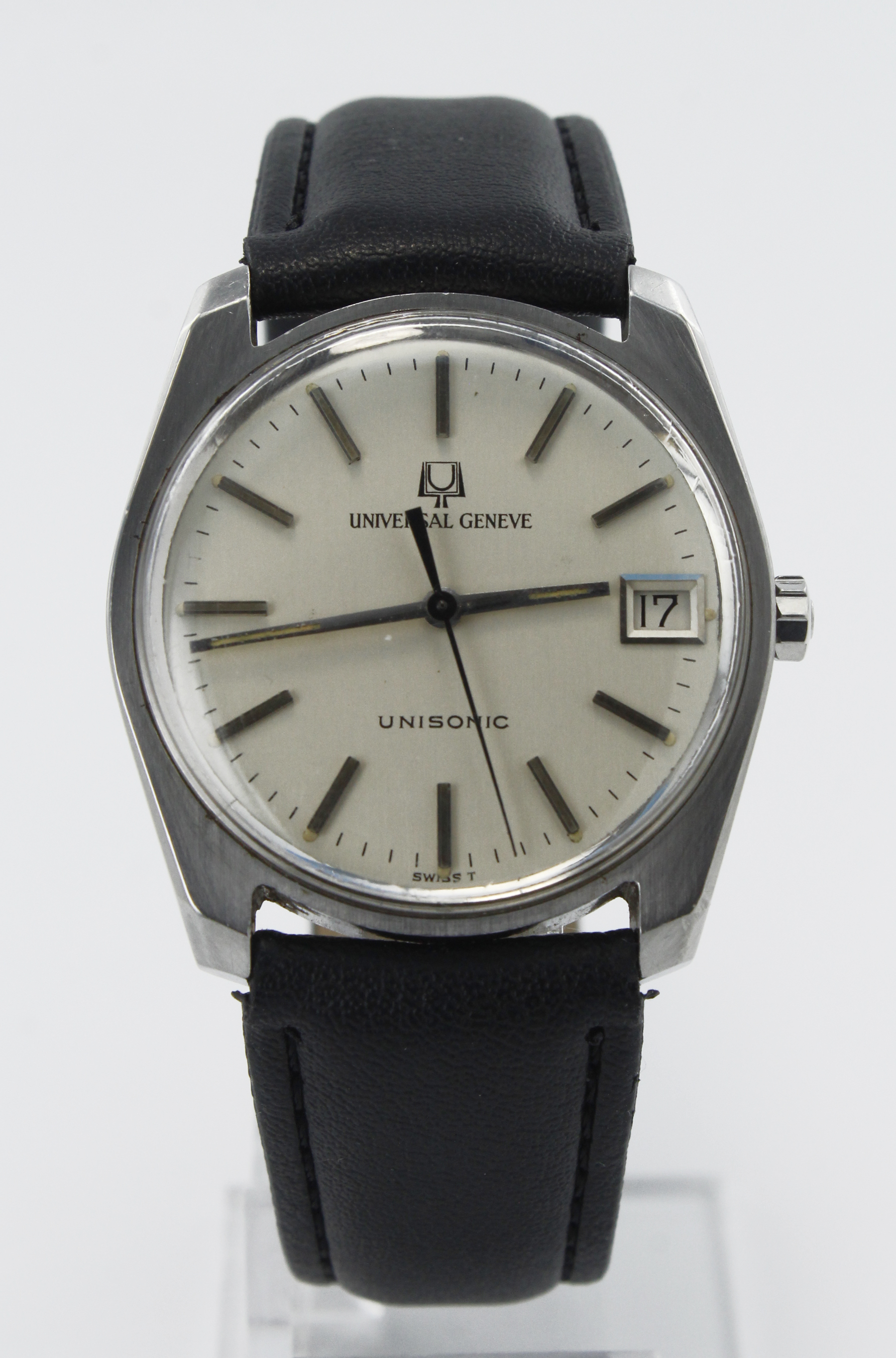 Gents stainless steel cased Universal Geneve Unisonic quartz wristwatch, ref. 852100, circa 1980s.