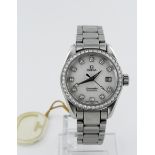 Omega Seamaster Aqua Terra stainless steel cased automatic ladies wristwatch, ref. 2565.75.00,