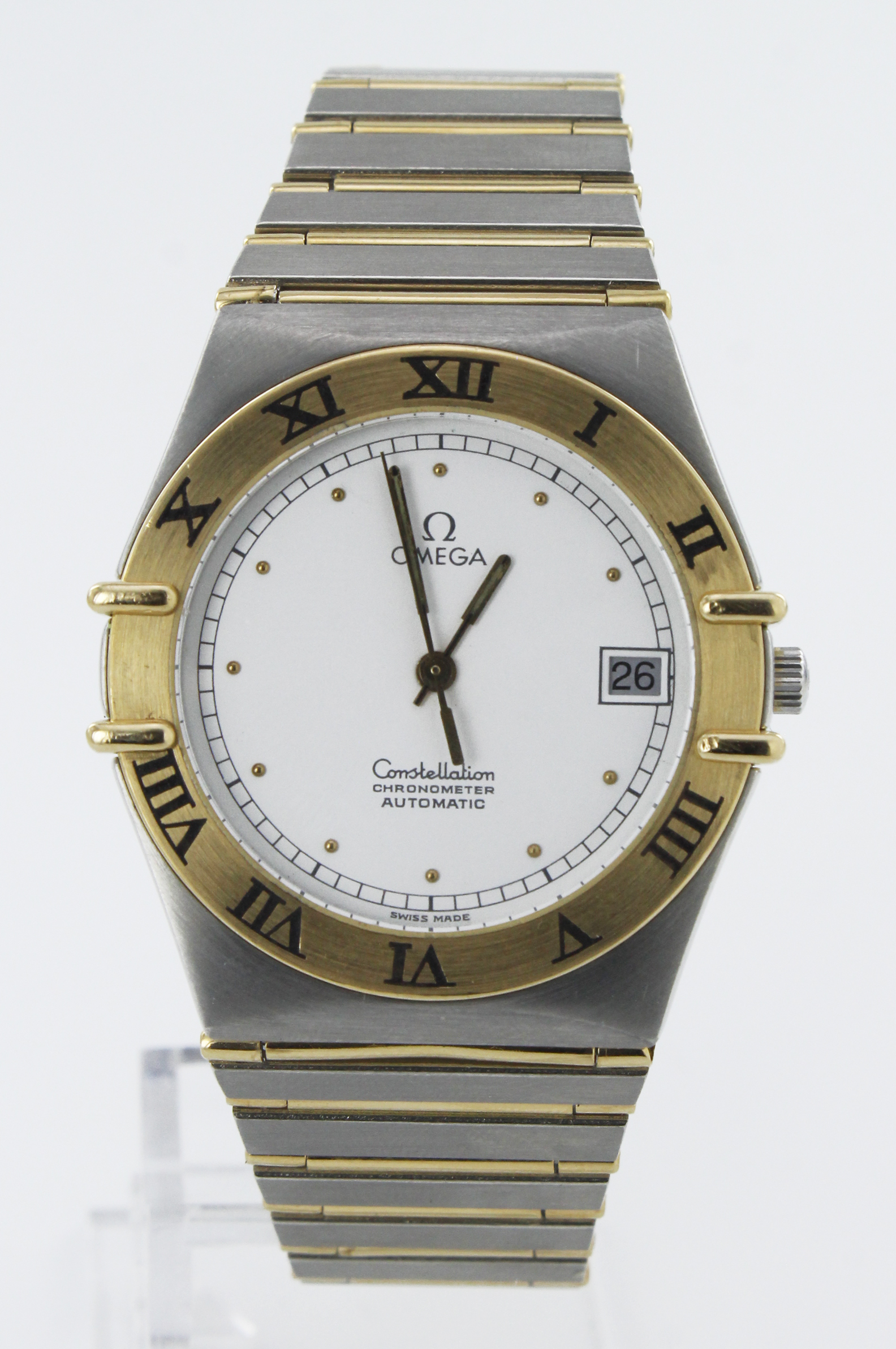 Omega Constellation Chronometer stainless steel and gold automatic gents wristwatch, ref. 368.