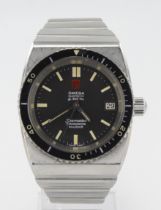 Omega Seamaster Electronic f300Hz stainless steel cased gents quartz wristwatch, ref. 198.0054,