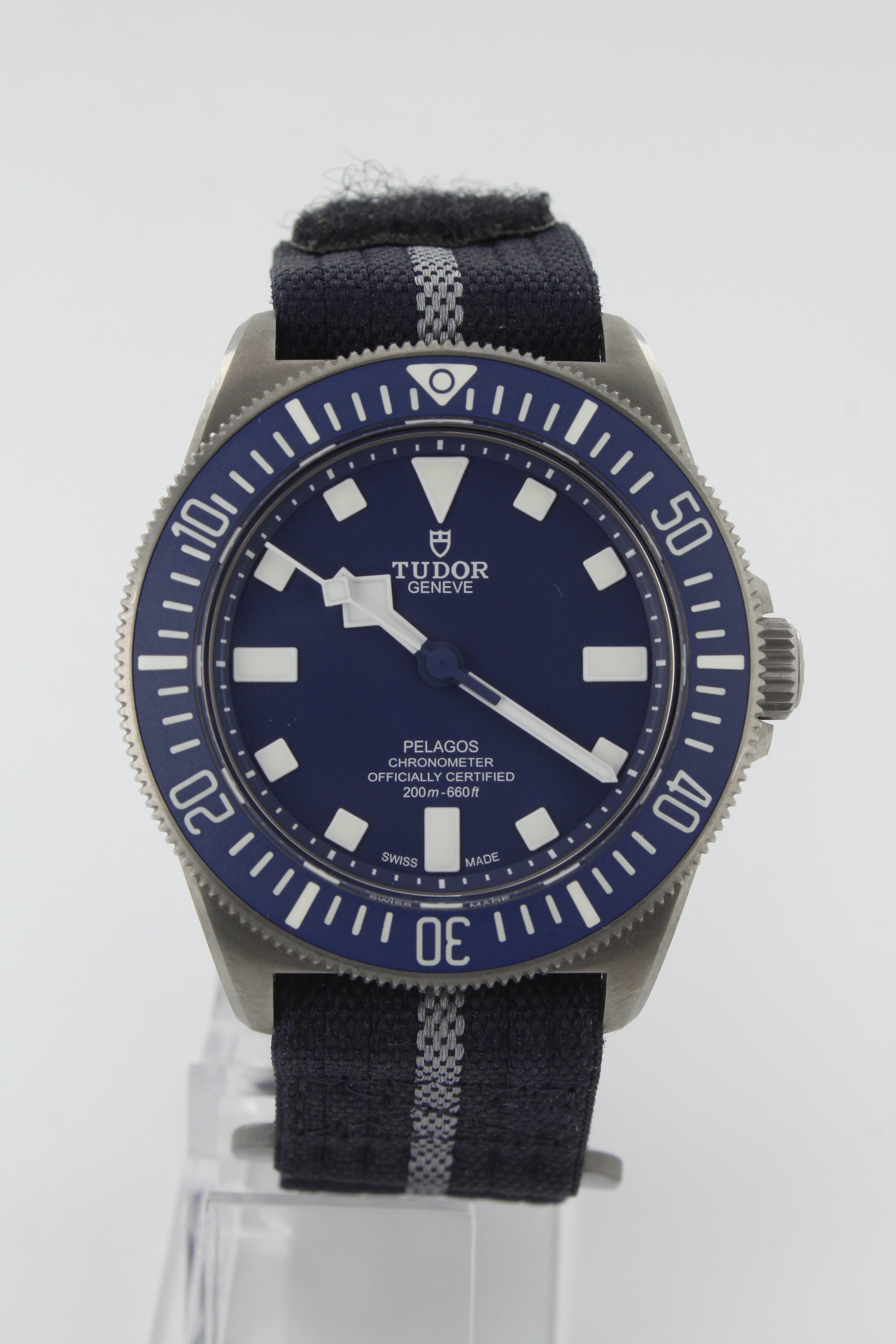 Tudor Pelagos FXD titanium cased automatic gents wristwatch, ref. 25707B/23, serial. 72U0xxx, card