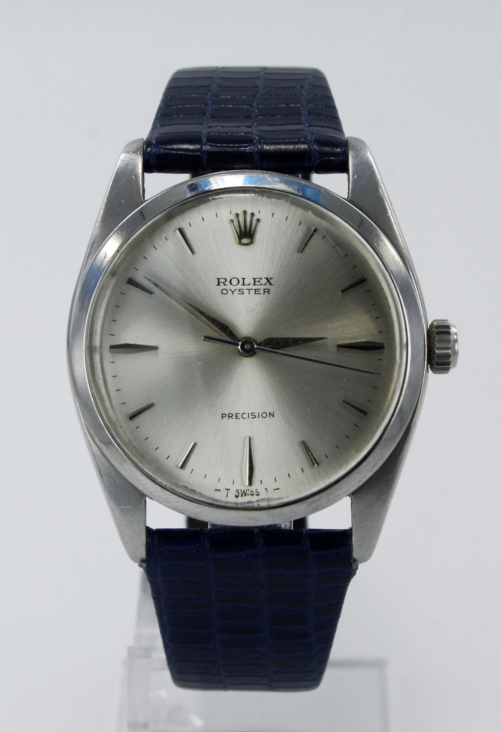 Rolex Oyster Precision stainless steel cased gents manual wind wristwatch, ref. 6424, serial.