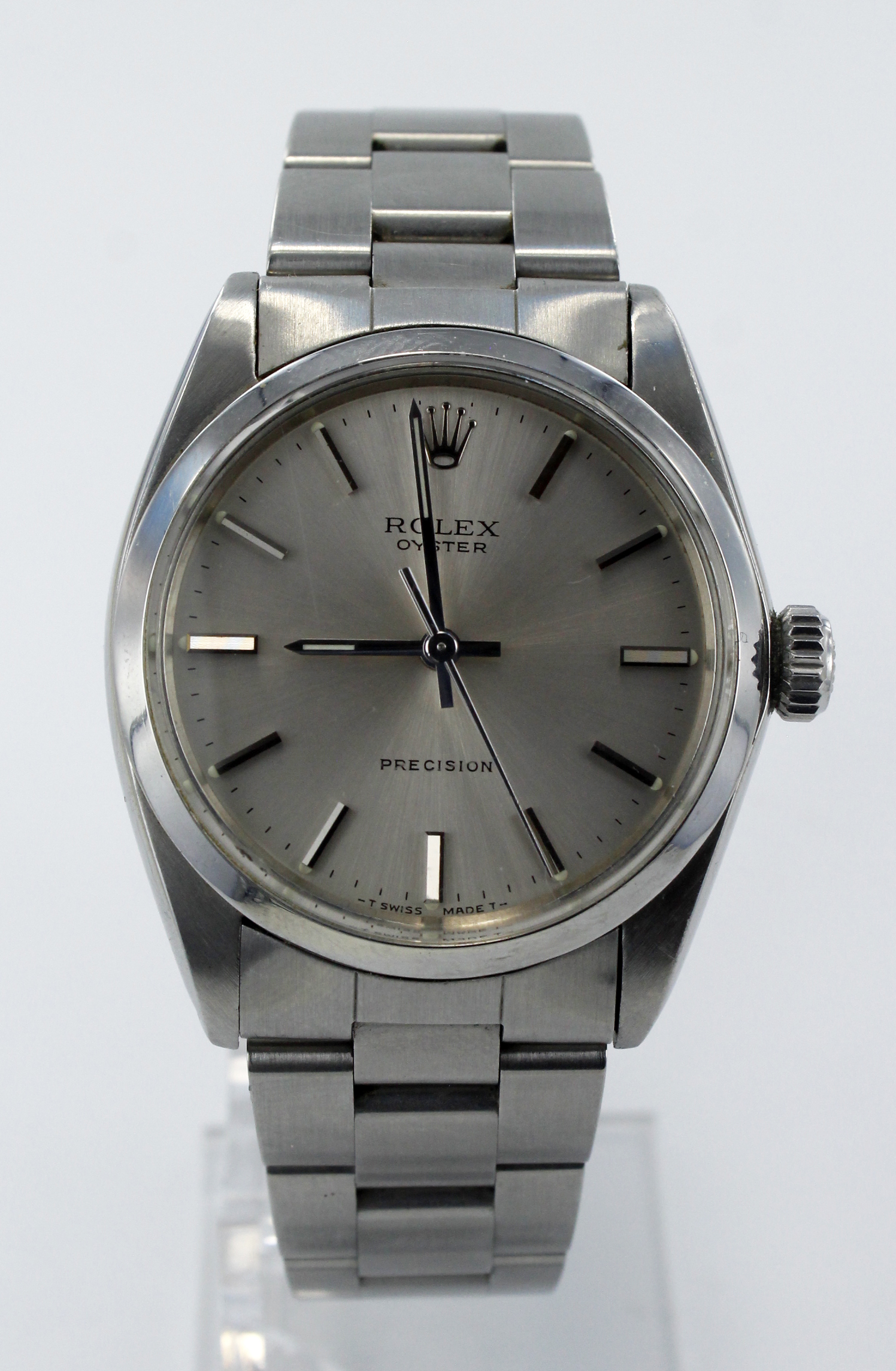 Rolex Oyster Precision stainless steel cased gents manual wind wristwatch, ref. 6426, serial.