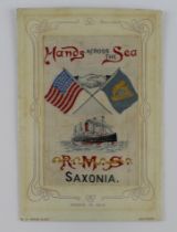 R.M.S. Saxonia, Hands across the sea by Grant