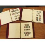 GB Collection in x3 one country albums with stamps 1840 - 2000. Appears unmounted mint...