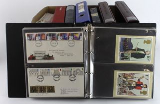 GB FDC's in large box, several albums and loose from mid 1960's. Sourced from several collections,