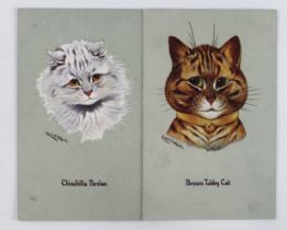 Louis Wain - Chinchilla Persian + Brown Tabby Cat published by A Davis   (2)