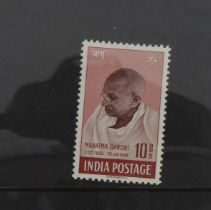India 1948 Gandhi 10r SG308 mm, cat £400
