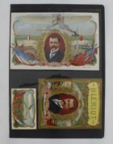 Bleriot crossing the English Channel 1909, commemorative colour labels (3)