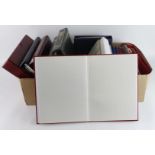 Accessories - large box full of various 2nd hand stockbooks, binders, cover album, etc. Heavy