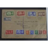 Unusual KGVI FDC with all the issues of 3rd May 1951 - Festival of Britain set, 5x definitives,