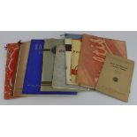 Confectionary interest. A collection of twelve confectionary related catalogues, etc., circa 1939,