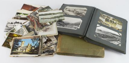 Wales, large box containing big original assortment, in album & loose   (approx 460 cards)