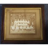 Tottenham Hotspur large original Team Photo with names for 1899-1900 Season, dated frame