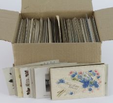 Box containing original selection, better noted, F.P.O.'s, etc (approx 400 cards)