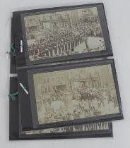 Suffolk, Bungay: 1911 Coronation Day Celebrations - a series of RP cards showing various groups