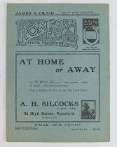 Football programme - Romford FC v Redhill 25th April 1936 Athenian League Div 1