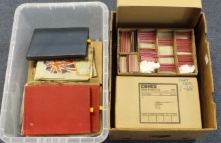 Crates (2) containing a large collection of sets, part sets & odds, sorted into boxes, vintage