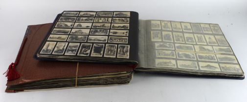 Collection of   approx 47 complete sets & 3 part sets contained in photo corners within   2 large