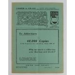 Football programme - Romford v Enfield 8th Oct 1938 Athenian League 1st Divn