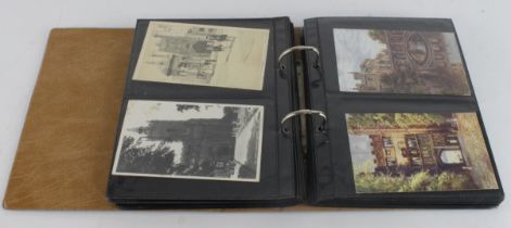 Cambridgeshire, collection in modern binder including street scenes of Peterborough, Wisbech,