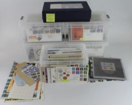 Two very large plastic tubs of GB FDC's (approx 710) from 1964 to 2010, plus 2012 Olympic Games Cove