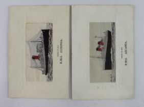 R.M.S. Ascania & R.M.S. Ausoriva by Stevens   (2)