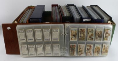 Collection of 9 modern albums containing complete sets, manufacturers include Churchman, Ogden,