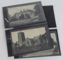 Norfolk, Bergh Apton: Five cards inc Church, Rectory, Street.