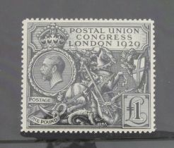 GB - 1929 PUC £1 Black unmounted mint with slight toning cat £1100, SG438